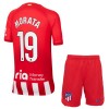 Atlético Madrid Morata 19 Domácí 2023-24 - Dětské Fotbalové Dresy (S/S) Atlético Madrid Morata 19 Domácí 2023-24 - Dětské Fotbalové Dresy (S/S)